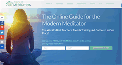 Desktop Screenshot of aboutmeditation.com
