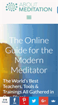 Mobile Screenshot of aboutmeditation.com